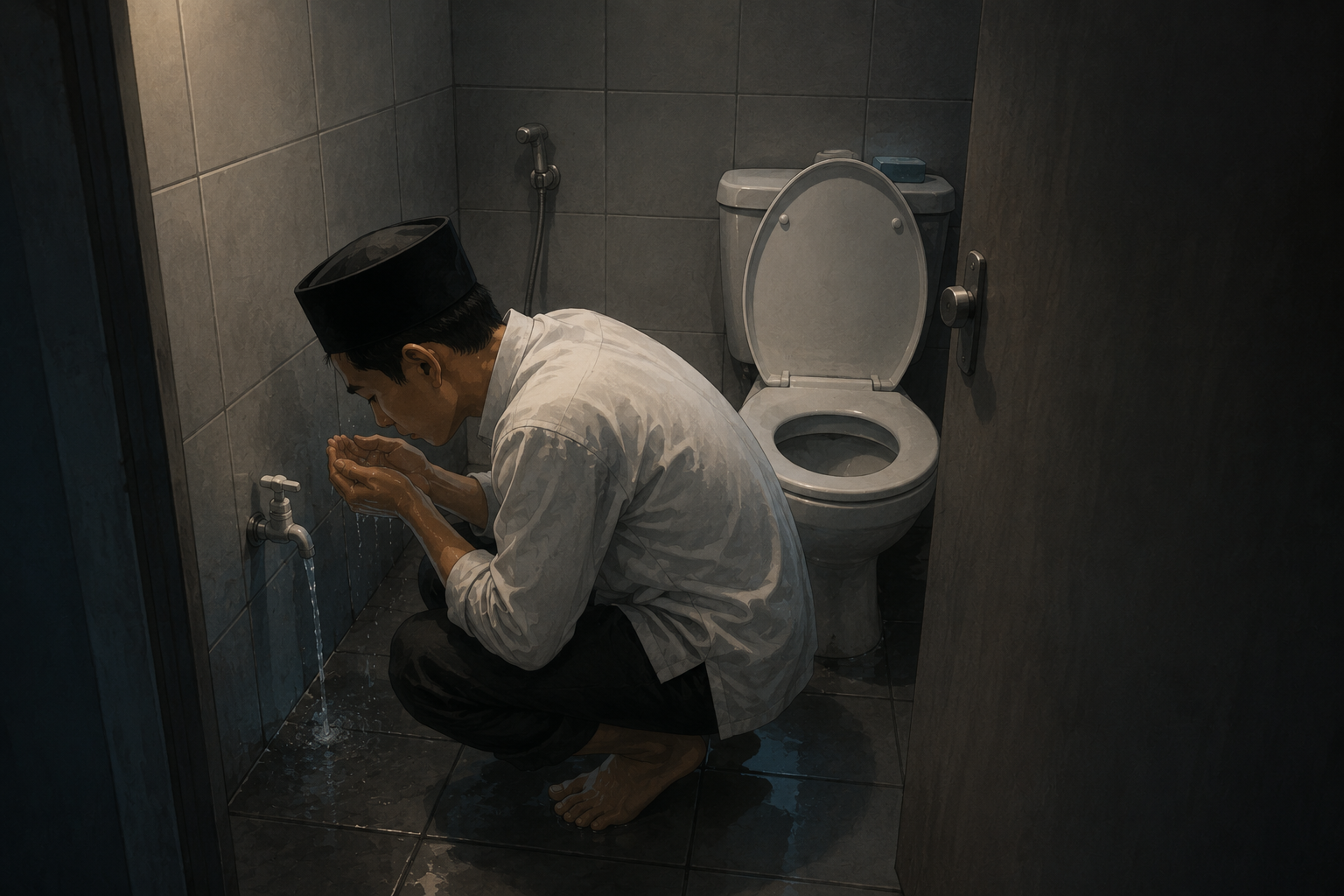Membaca Basmallah saat Wudlu di Toilet, Bagaimana Hukumnya