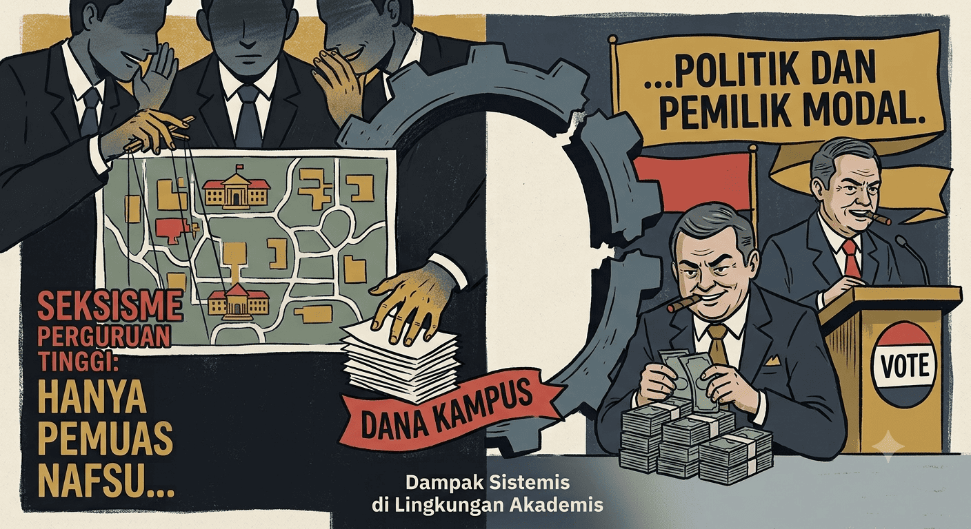 Seksisme Perguruan Tinggi: Hanya Pemuas Nafsu Politik dan Pemilik Modal