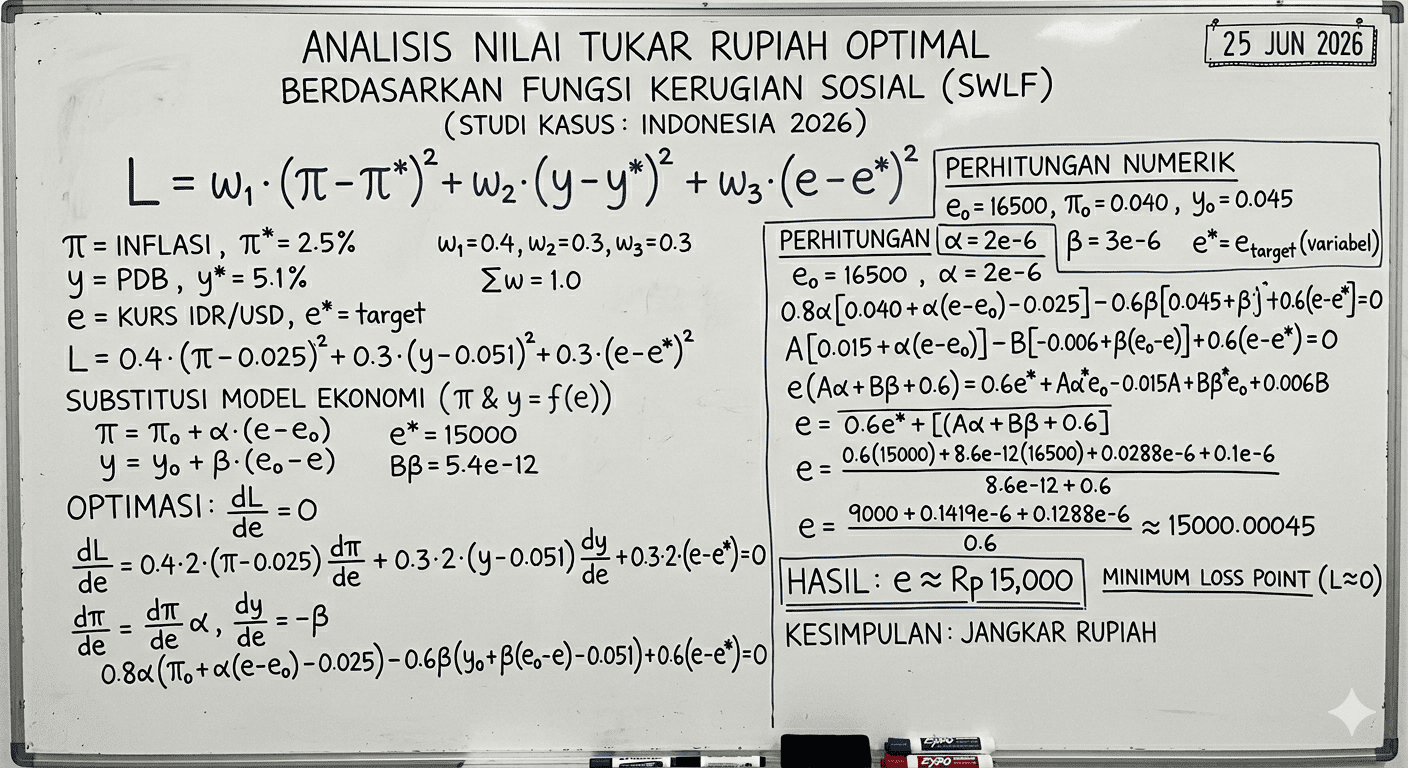Optimasi Rupiah: Kalkulus Dibalik kesejahteraan Suatu Bangsa
