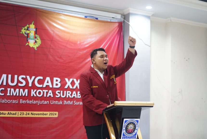 Erfanda Ketua Umum IMM Surabaya